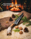 Faca Artesanal para Churrasco Personalizada | Aço Carbono de 9"