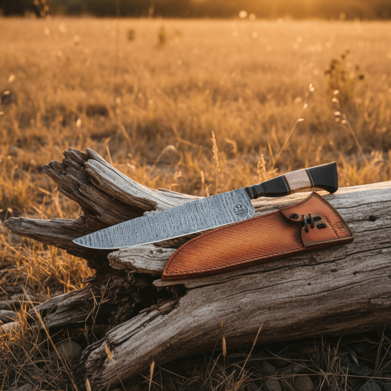 Faca Aço Damasco Leader 280 Camadas