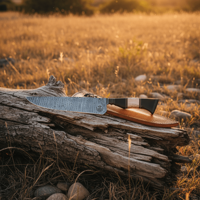 Faca Aço Damasco Leader 280 Camadas