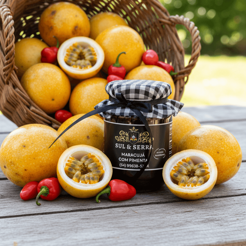 Geleia Maracujá com Pimenta