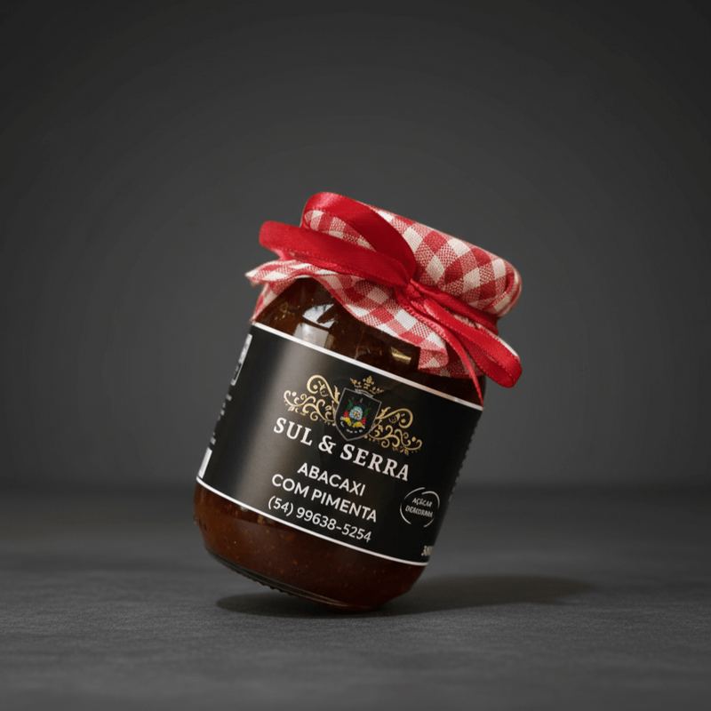 Geleia de Abacaxi com Pimenta