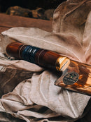 Faca de Churrasco 10" Cabo em Madeira e Osso Torneado