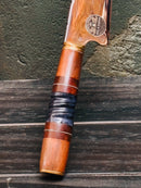 Faca de Churrasco 10" Cabo em Madeira e Osso Torneado